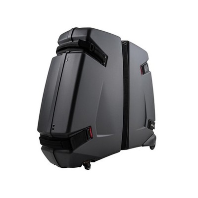 B&W International Bike Box 2 Hard Case Black Gently Used Travel Storage Wheels