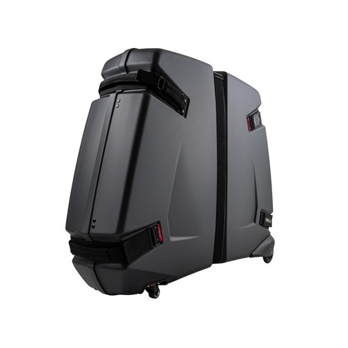 B&W International Bike Box 2 Hard Case Black Gently Used Travel Storage Wheels
