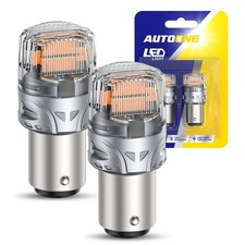 AUTOONE LED Brake Golden Yellow Stop Tail Light Bulb 2057 1157 7528 Bright BRS P