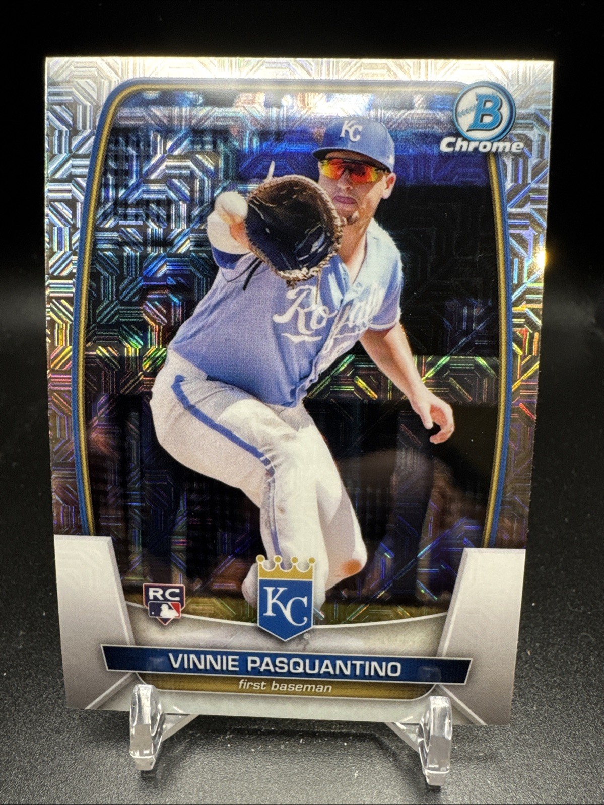 2023 Bowman Chrome Mojo Refractor #37 Vinnie Pasquantino Rookie RC