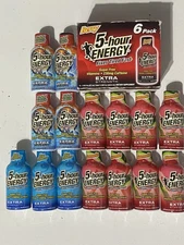 (21) 5-hour Energy Extra Strength, Variety, Energy Shot, 1.93oz. Bulk