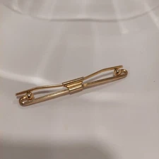 Vintage Collar Bar Clip Curled Ball End Style