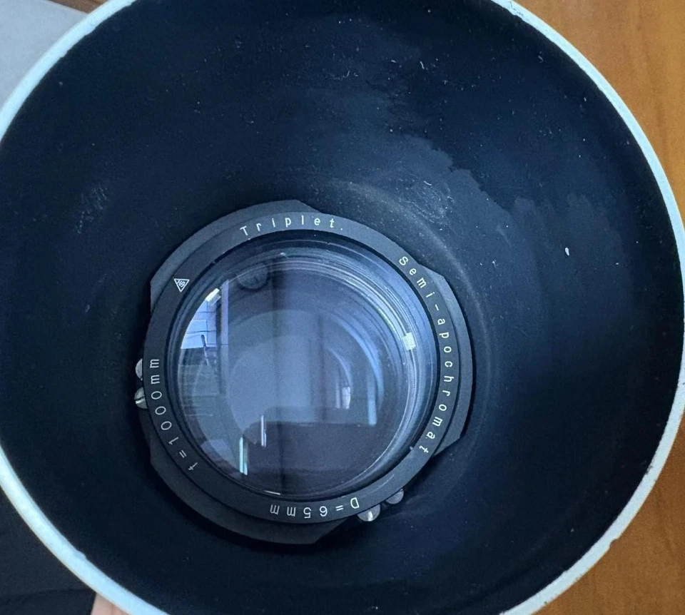 Telescópio refrator Takahashi TS 65mm f 1000mm com ocular ou 40mm usado - Imagem 2 de 4