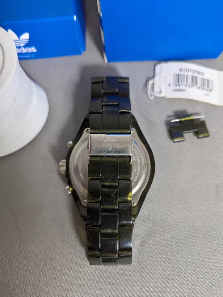 Adidas Originales Adh2562 Reloj Unisex Cambridge Verde Cronógrafo Translúcido... Foto 4 de 4