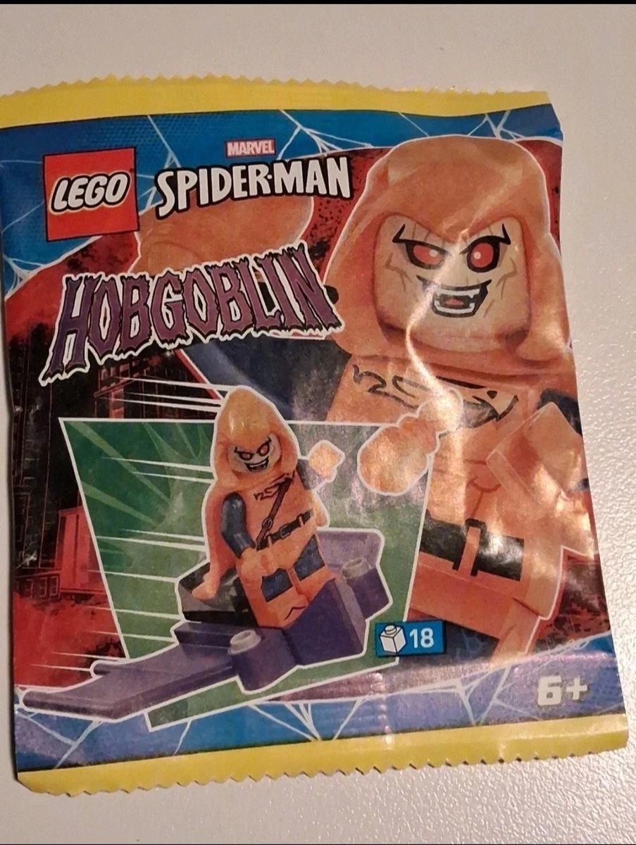 LEGO Minifigur Hobgoblin Spider-Man Marvel Super Heroes Paperbag Gleiter