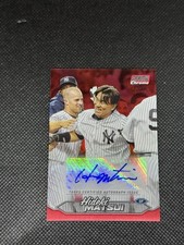 HIDEKI MATSUI 2024 Topps Stadium Club Chrome Auto Red Refractor #/25 Yankees