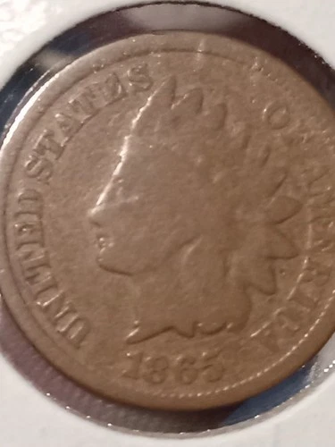 1865 Indian Head Cent. VG condition.