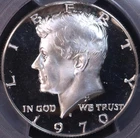 1970 S Kennedy Half Dollar PCGS PR68 DCAM, FREE SHIPPING