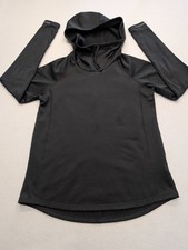 Columbia Omni-Wick Black Fleece Lined Pullover Hoodie Women's Medium Performance