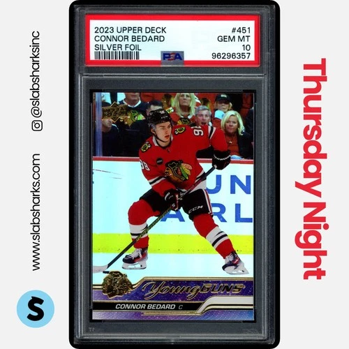 2023 Upper Deck Connor Bedard PSA 10