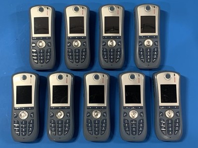 Lot of 9 ASCOM i62 VoWIFI Handset VoIP WLAN 802.11 a/b/g/n With Wall Charger WH1