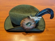 Schützenhut Grün mit Federschmuck Herren