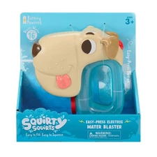 Chuckle & Roar Squirty Squirts Electric Water Blaster Dog 16 ft Range New