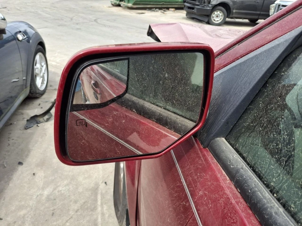 2010 Mercury Mariner Driver Side Mirror Assembly OEM Red Used 3658602 - Image 2 of 4