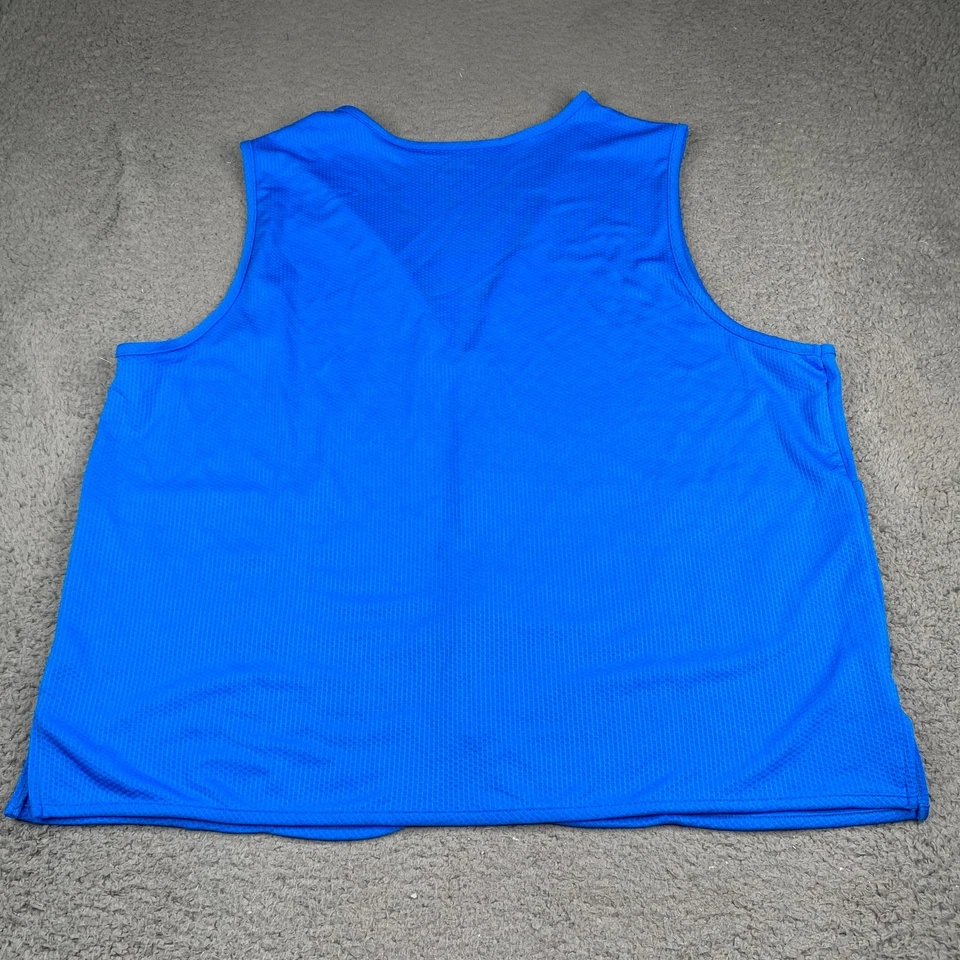 Walmart Employee Vest Mens 2XL Blue Full Zip Sleeveless Associate Uniform - Image 4 of 4
