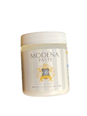 Modena Paste 250g, weiß, trocken transluzent