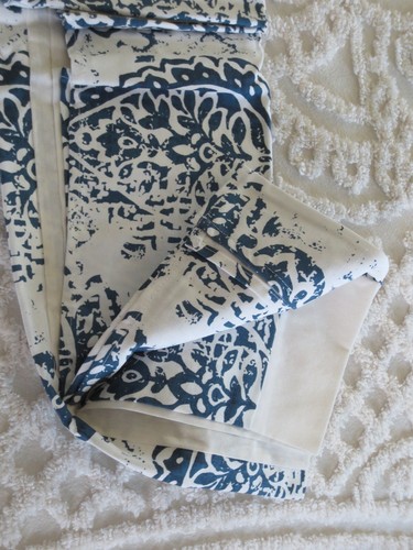 NIP LIZ & ROO Navy & White Design CRIB SKIRT - 17" Drop - Bild 4 von 5