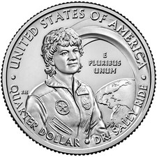 2022-P DR. SALLY RIDE AMERICAN WOMEN WASHINGTON QUARTER UNCIRCULATED 2022P