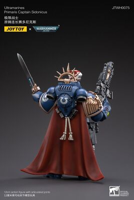 JOYTOY X Warhammer 40k Ultramarines Primaris Captain Sidonicus 1