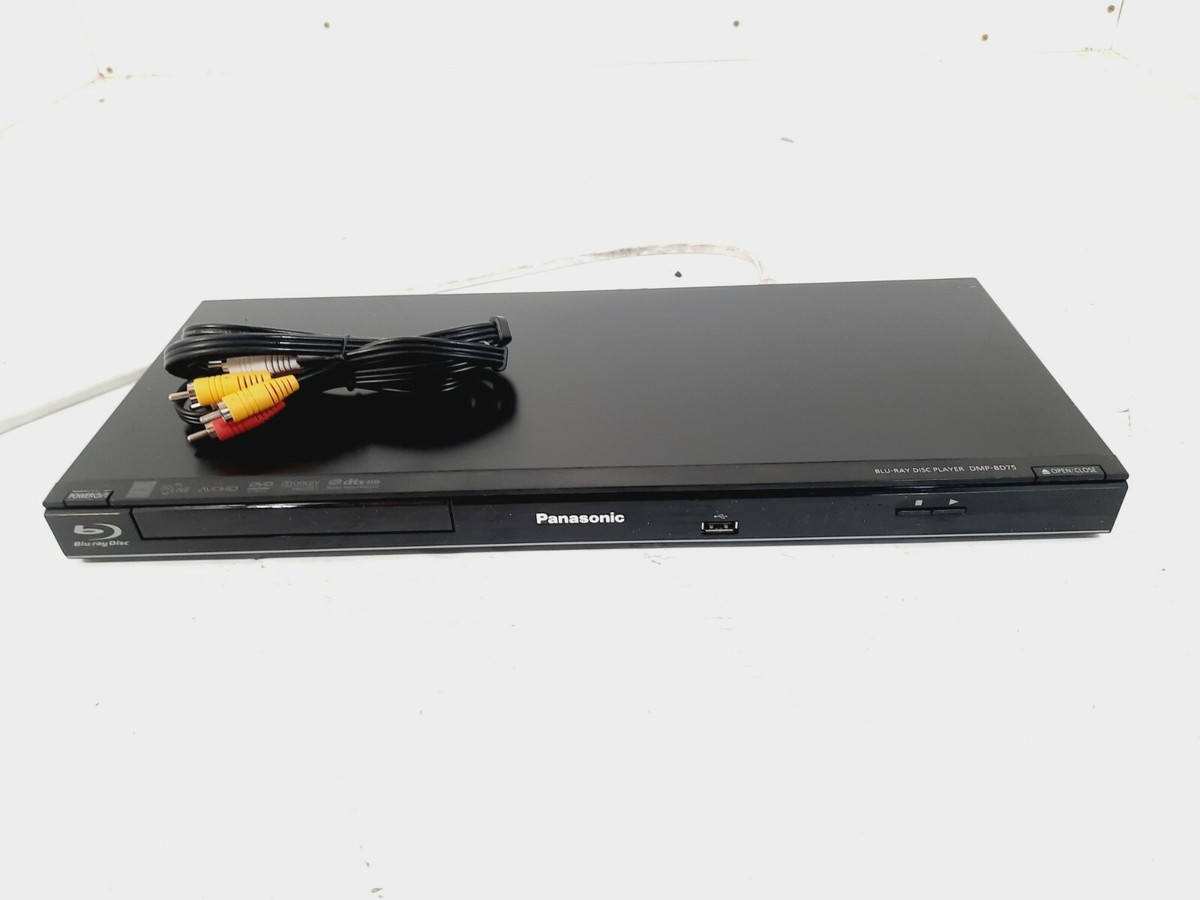 Panasonic DMP-BD75 BluRay Player Black □JF□TESTED AND WORKS
