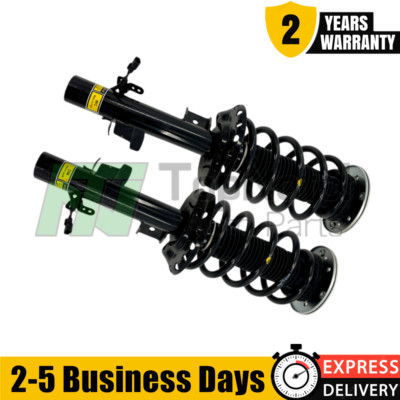 Pair Front Shock Struts Coil Assembly Magnetic Fit Range Rover Evoque L538 12-18