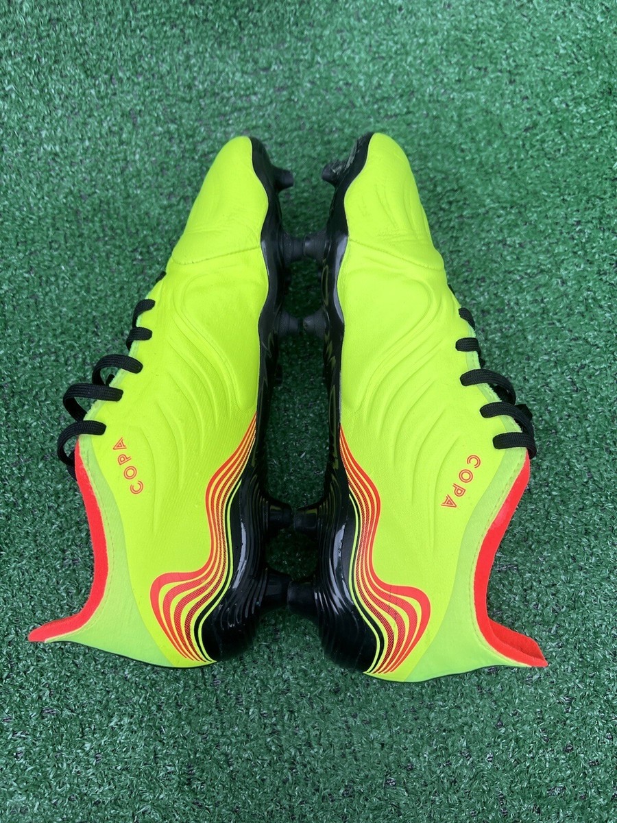 ADIDAS COPA SENSE 1 FG JG SOCCER CLEATS GZ1380 YELLOW VOLT BLACK