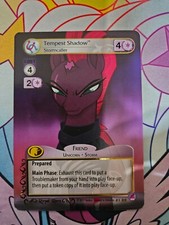 My Little Pony CCG Tempest Shadow, Stormcaller #1RR Royal Rare Seaquestria MLP