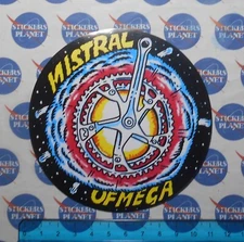 VINTAGE STICKER STICKER STICKER CYCLING CYCLING OFMEGA MISTRAL