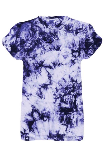 Womens Tie Dye T Shirt Top Tee Tye Die Music Festival Hipster Indie Retro tshirt - Picture 19 of 21