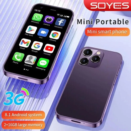 XS15 Mini SmartPhone Android 8.1 3.0inch Display 2GB 16GB Dual SIM Standby SOYES