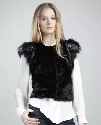 target black fur jacket
