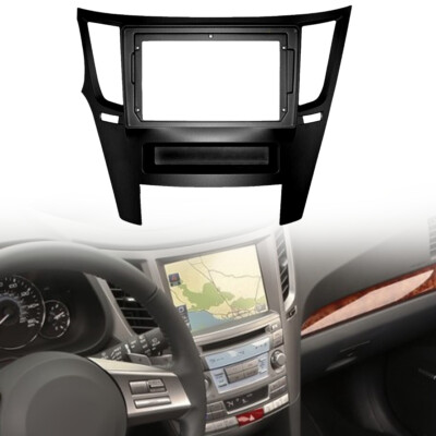 For Subaru Legacy Outback Car Stereo Radio Fascia Panel Trim Black  2 Din Frame