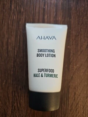 AHAVA smoothing Body Lotion Superfood Kale And Tumeric 40ml - Image 1 of 2