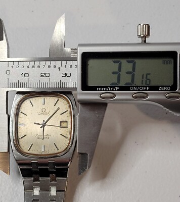 1970's Omega Seamaster 34mm Cal.1342 Swiss 13 Jewels Quartz Men's