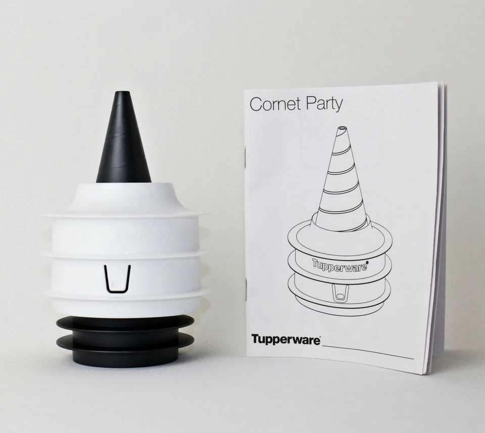 Tupperware Ultra Pro Cornet Party, Waffelform, Waffel Form, Hörnchenform, - Bild 3 von 3