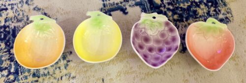 Vintage Bowls Shaped Like Fruit Set Of Four