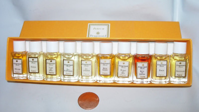 WOMENS FRAGONARD PERFUME PARFUM 10 x 2 ML BOTTLES MELODIE FANTASQUE LUNE DE MIEL