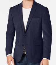 295 Kenneth Cole Reaction Men's Blue Slim-Fit Blazer Sport Coat Jacket 38S