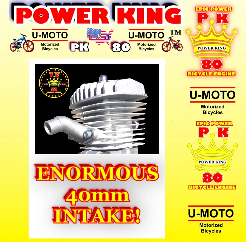 KIT COMPLETO BICICLETA MOTORIZADA 2 TIEMPOS 66cc/80cc para tu bicicleta hazlo tú mismo nueva potencia Foto 4 de 4