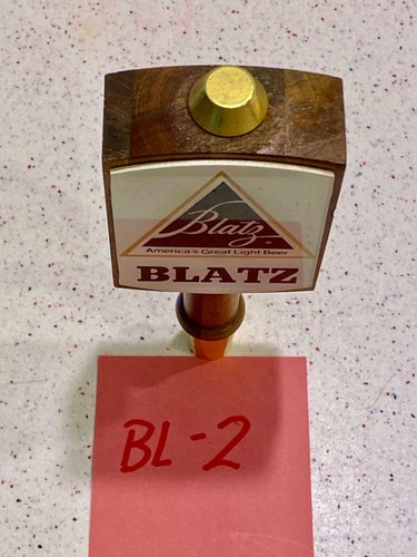 Vtg BLATZ Beer Tap Handles (3) One of Milwaukee Finest Brews - LQQK Pic's! - Picture 11 of 17