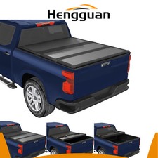 Hard Solid Tri-fold Tonneau Cover Fit For Silverado Sierra 2014-2018 6.678.8