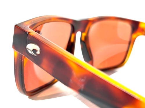 NEW Costa Del Mar SPEARO Matte Tortoise POLARIZED Copper 580P Sunglass SPO 191 - Picture 4 of 17