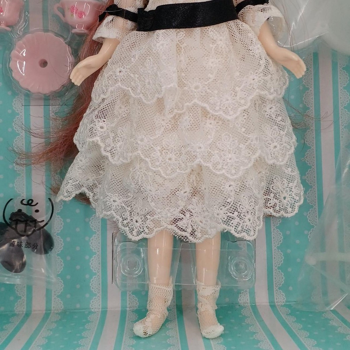 furchin Blythel doll&ボーン柄シャツ BISHOOL Wrinkled Wool Gabardine China Big Shirt - BISHOOL