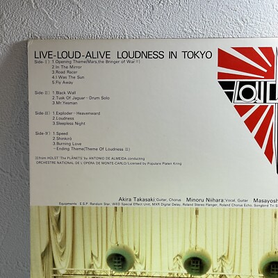 Loudness – Live-Loud-Alive (Loudness In Tokyo)/2LP | eBay