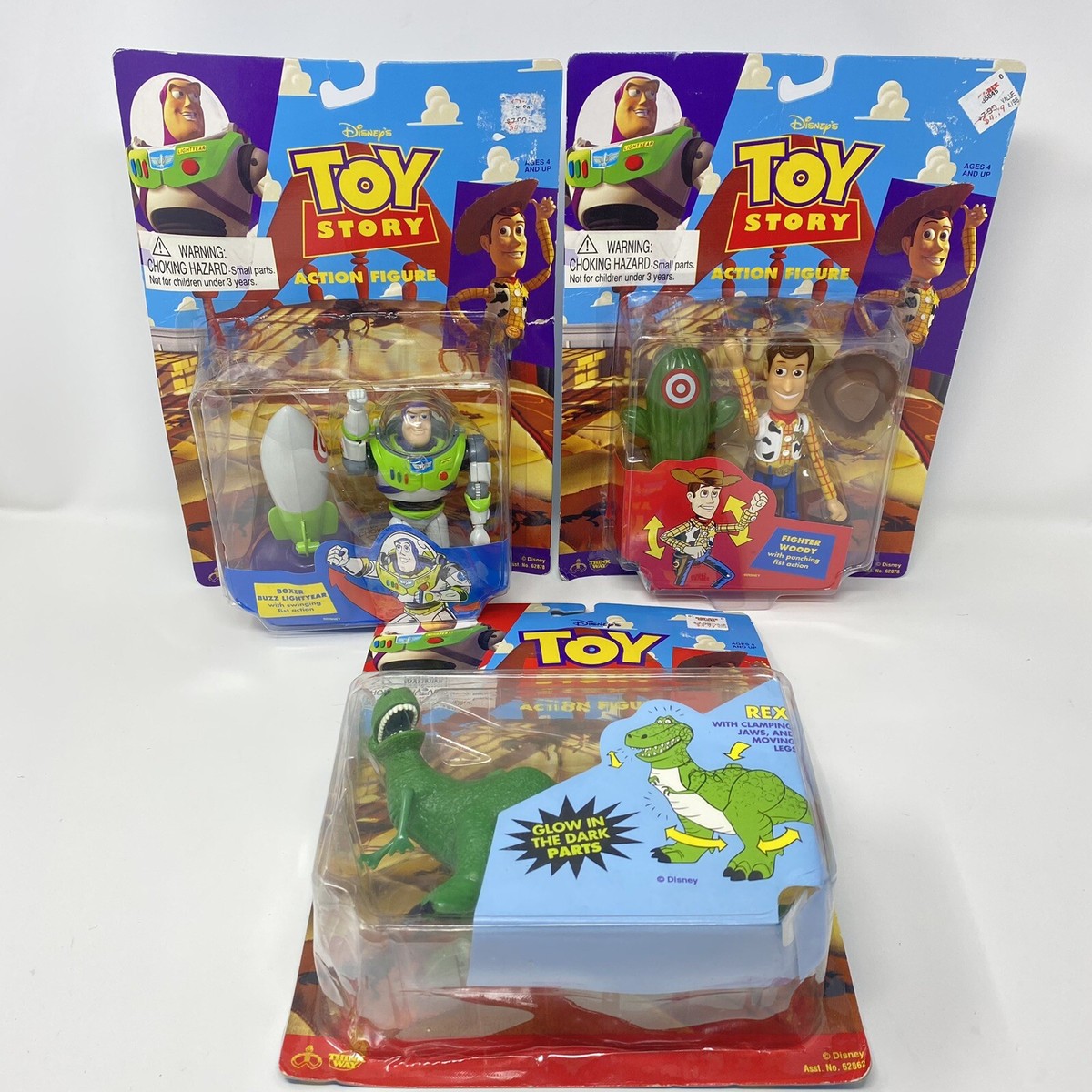 PIXARトイストーリー ウッディ フィギュア 1995年製 think way 1995 Thinkway Toys Disney Pixar Toy Story 6