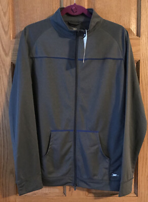 Crane Unisex Ladies or Men's Fitness Athletic Jacket size S Gray NWT