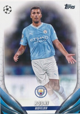75 RODRI 2023-24 Topps UEFA Club Competitions MANCHESTER CITY FC