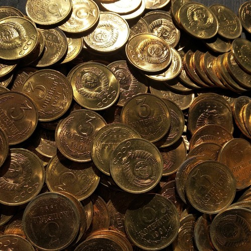 25 Coins 3 Kopeks 1991 л "UNC" Soviet Union. - Picture 2 of 4