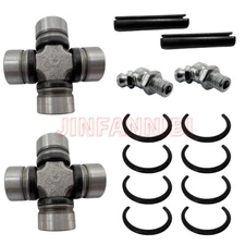 Pair Front Rear Prop Drive Shaft U-Joint Kit For Polaris RANGER 500 570 700 900