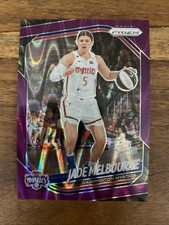 2024 Panini Prizm WNBA Jade Melbourne 128 Purple Seismic Prizm /175 Mystics